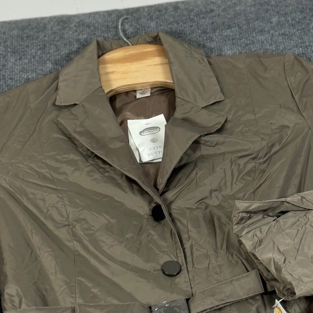 Talbots Petites 16P Belted Blazer Jacket Lightweight Fall Coat Outerwear NWT